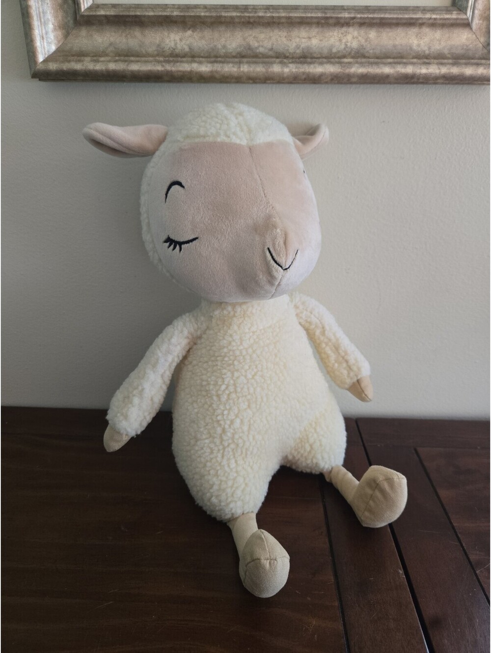 Large Jellycat Sleepee Lamb  Fluffy Sheep Rare Retired Cream colored 15" [COPY]